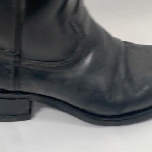 Vulcan Men's Size 9D Black Leather Western Boots Oil Resistant - Picture 16 of 16